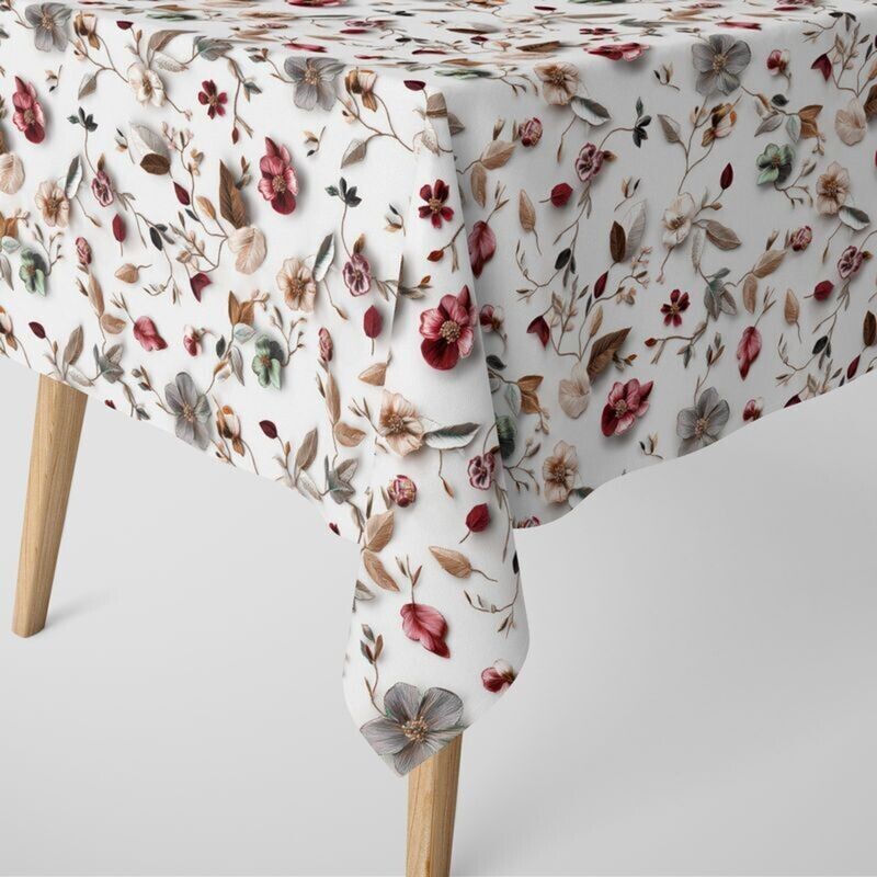 Ubrus s nešpinivou úpravou, Ibišek 120 x 140cm