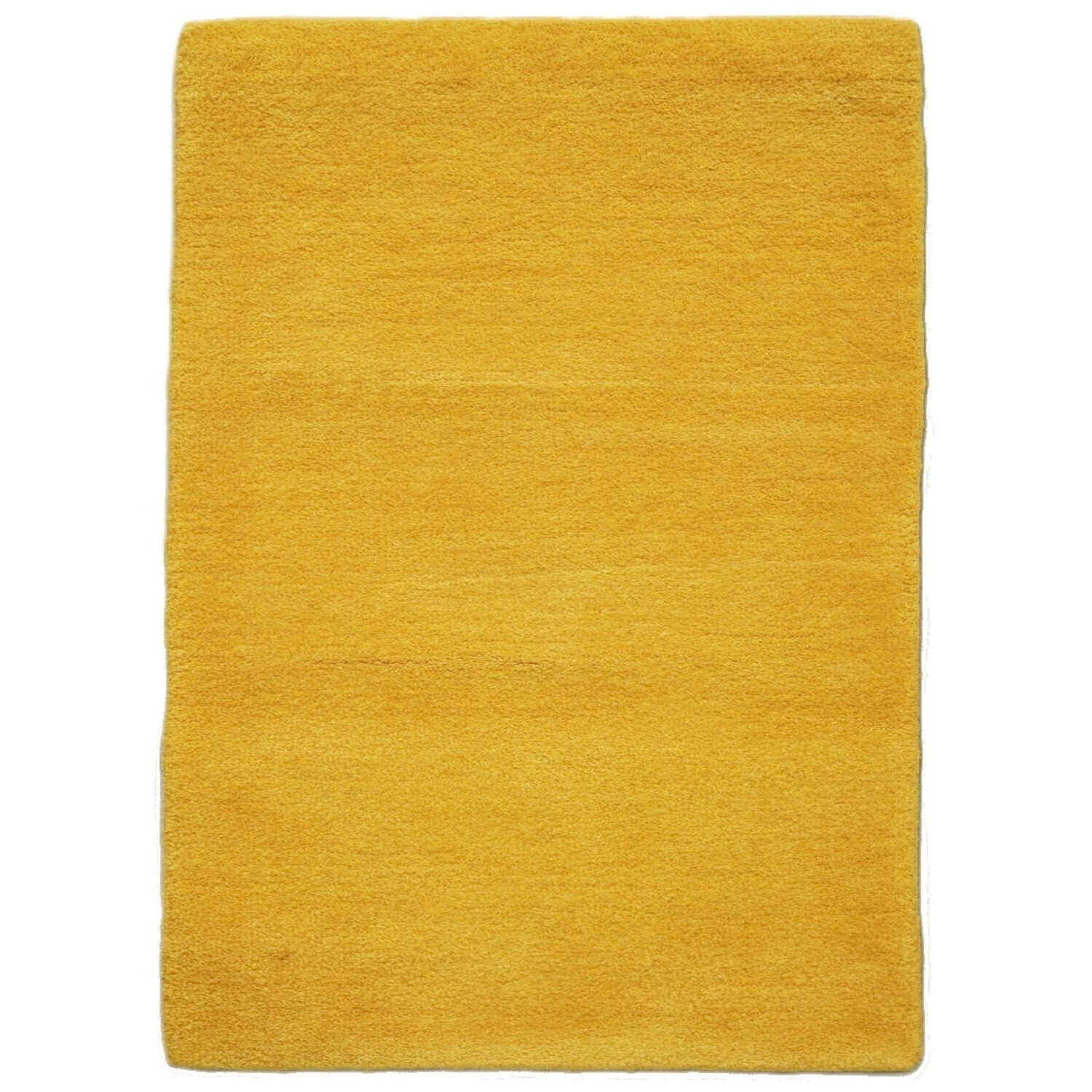 Ručně všívaný kusový koberec Asra wool gold, 60x110, žlutá, ložnice, Tiwari Carpet