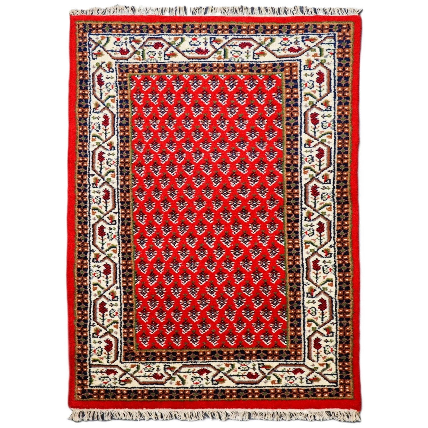 Kusový ručně tkaný koberec Mir red, 90x160, červená, ložnice, Asra