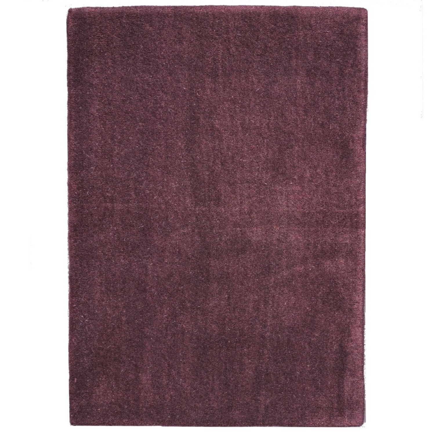 Ručně všívaný kusový koberec Asra wool tm. fialová, 60x110, fialová, ložnice, Tiwari Carpet