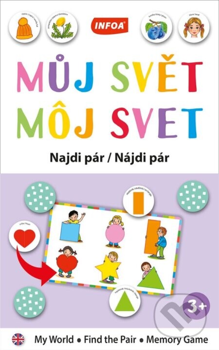 Výuková hra (krabička) Najdi pár - Můj svět / Môj svet - INFOA