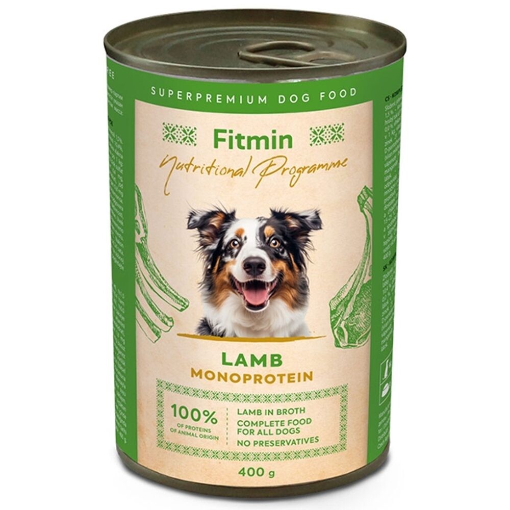 Fitmin Dog NP konzerva jehněčí 400 g | Konzerva pro psy