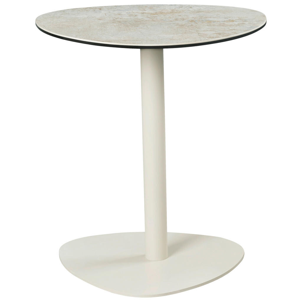 Emilio Belluti KONFERENČNÍ STOLEK, šedá, šedohnědá, kov, sklo, keramika, 50/50/54 cm