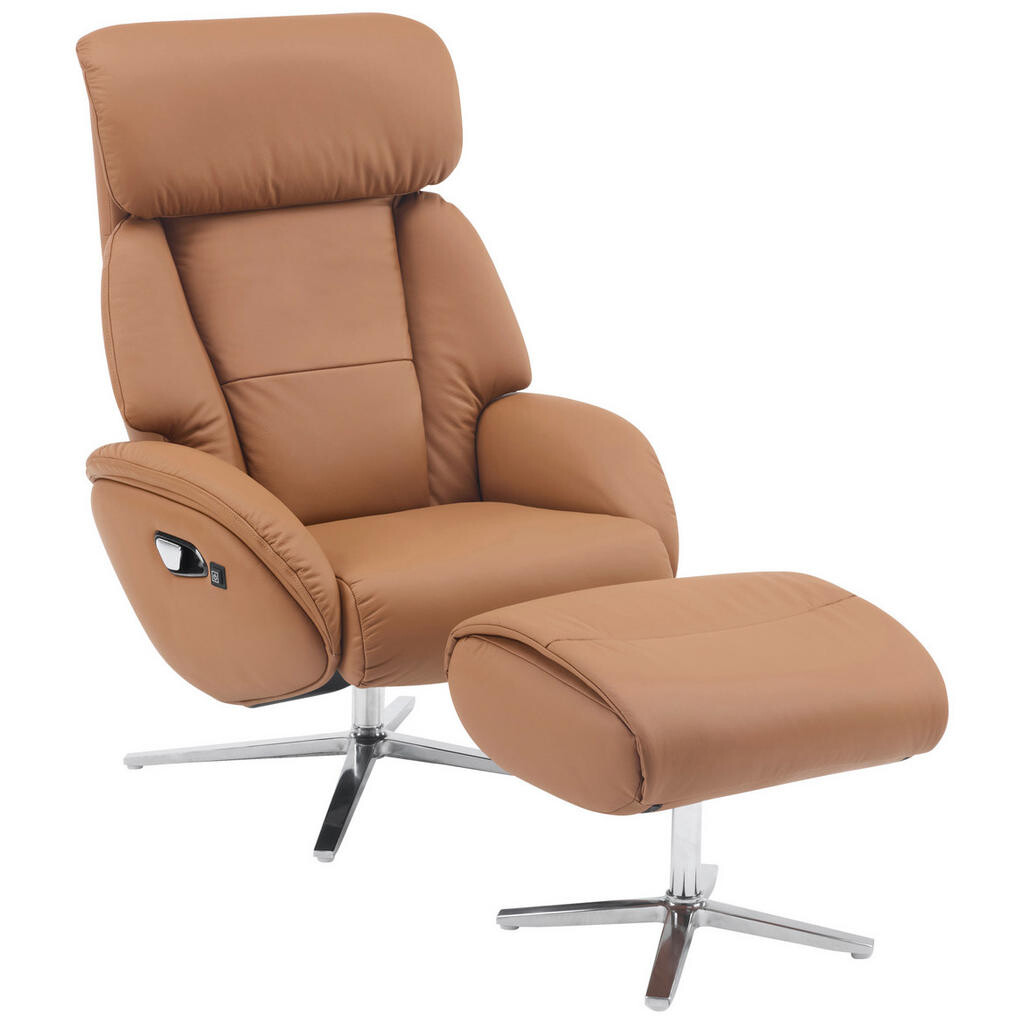 Livetastic MASÁŽNÍ KŘESLO, textil, kůže, hnědá