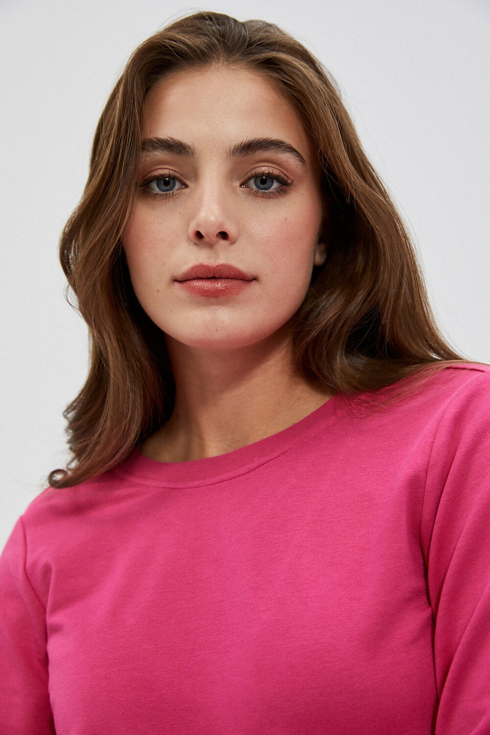Marisse Women's Sweatshirt L-Bl-4000 Pink