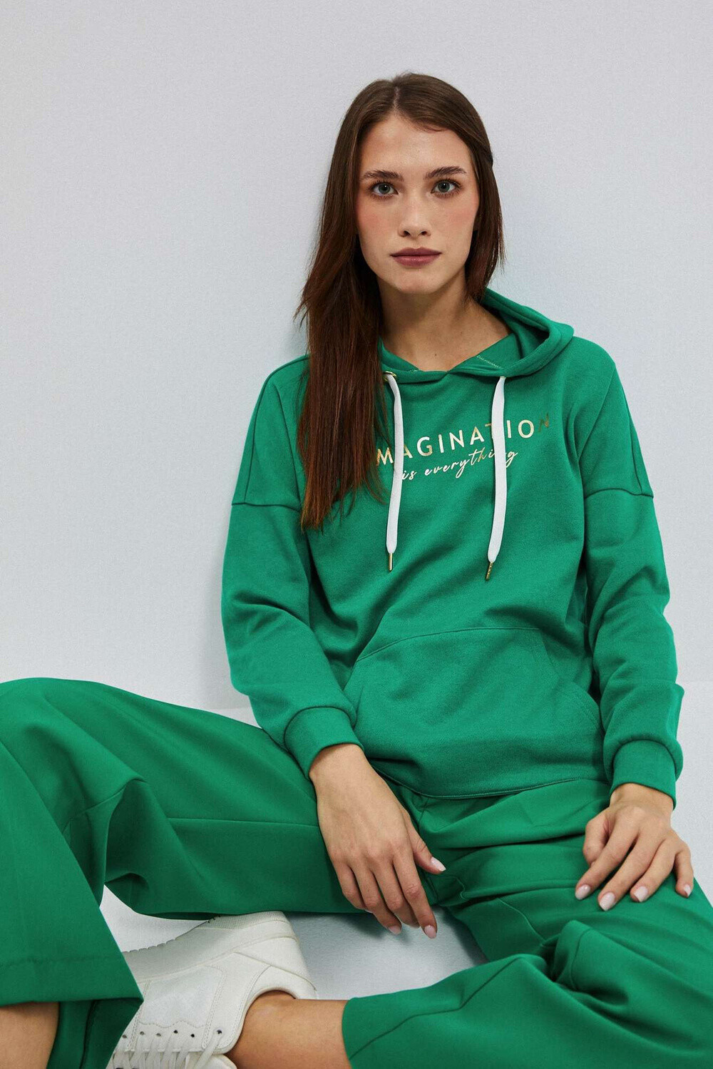 Marisse Women's Sweatshirt L-Bl-4006 Green