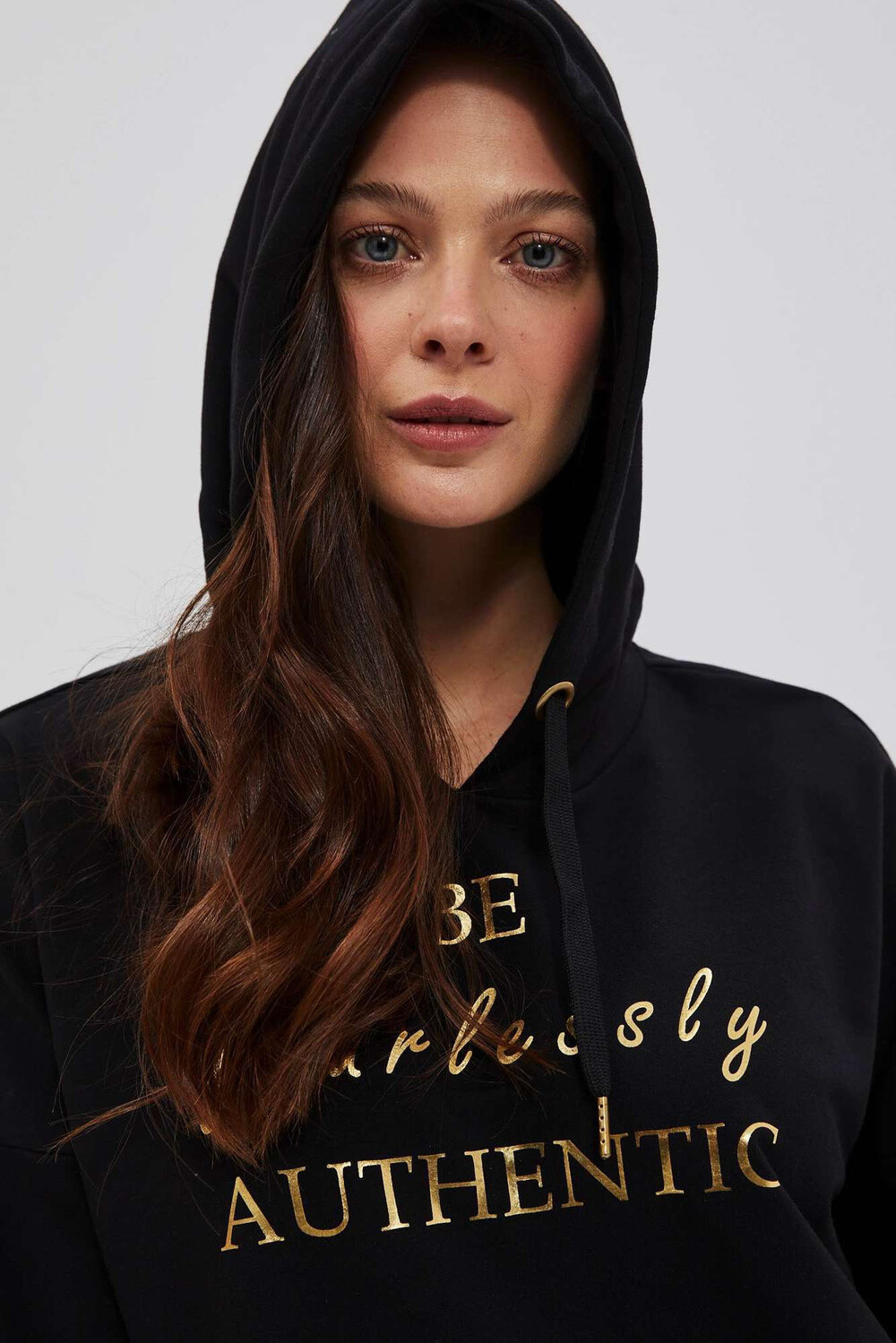 Marisse Women's Sweatshirt L-Bl-4008 Black