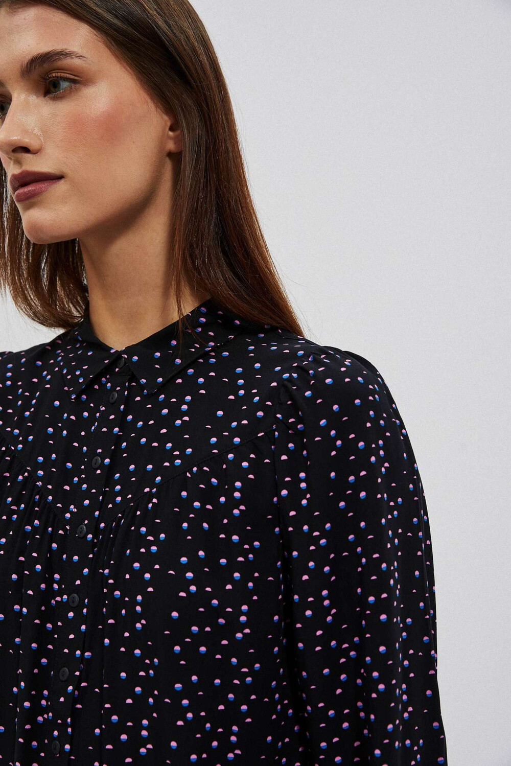 Marisse Women's Shirt L-Ko-4004 Black