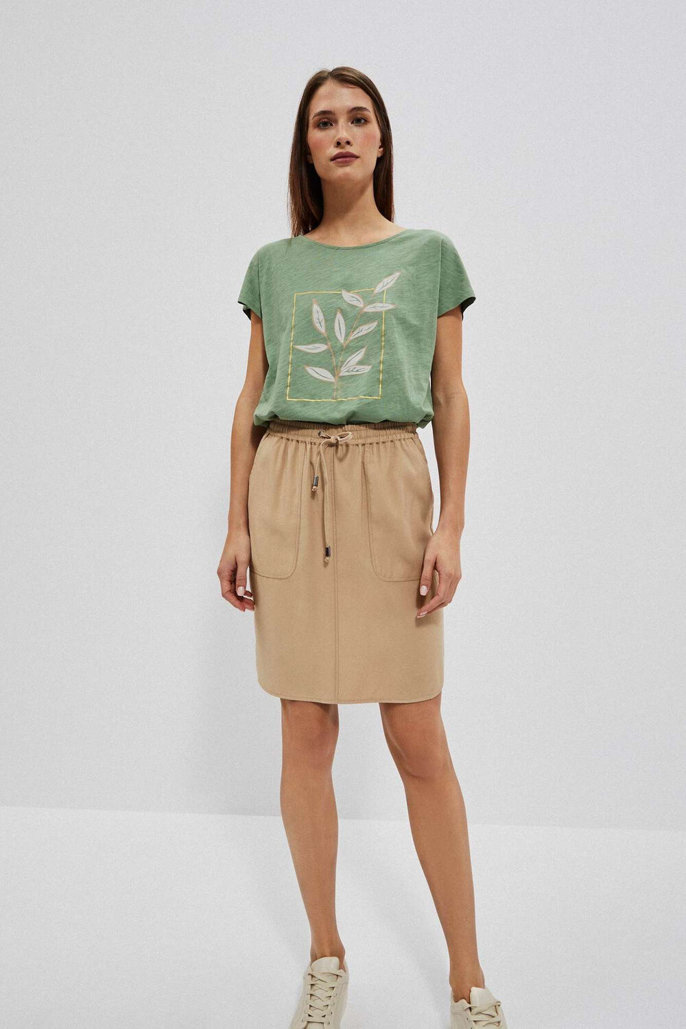 Marisse Women's Skirt L-Sc-4007 D.Beige