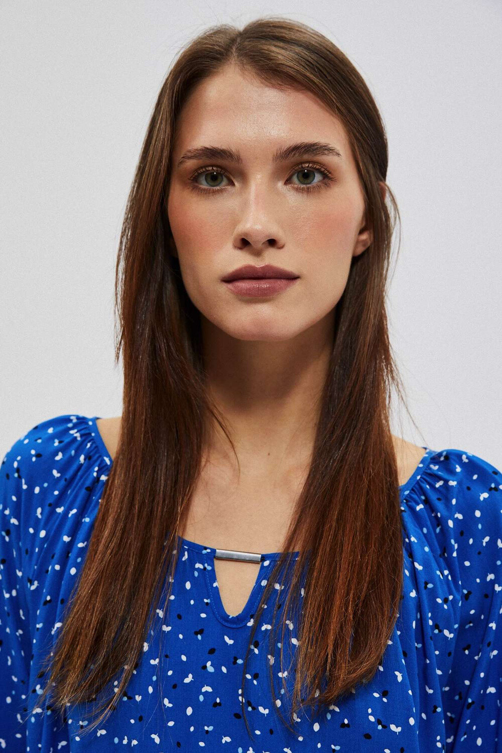 Marisse Women's Shirt L-Ko-4018 Blue