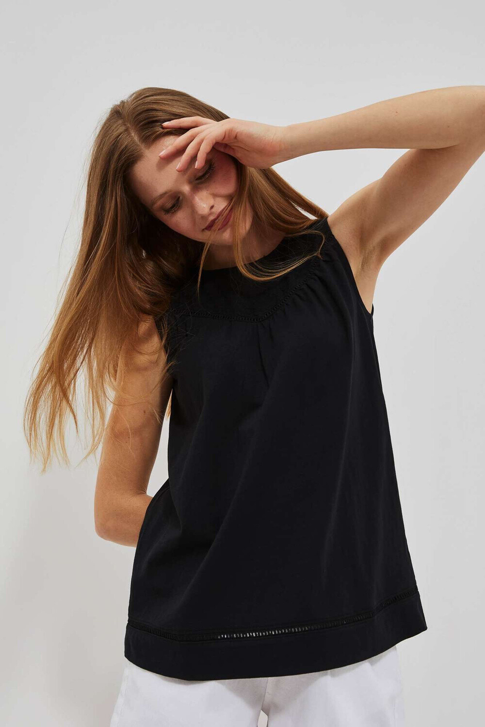 Marisse Women's T-Shirt L-Ts-4080 Black