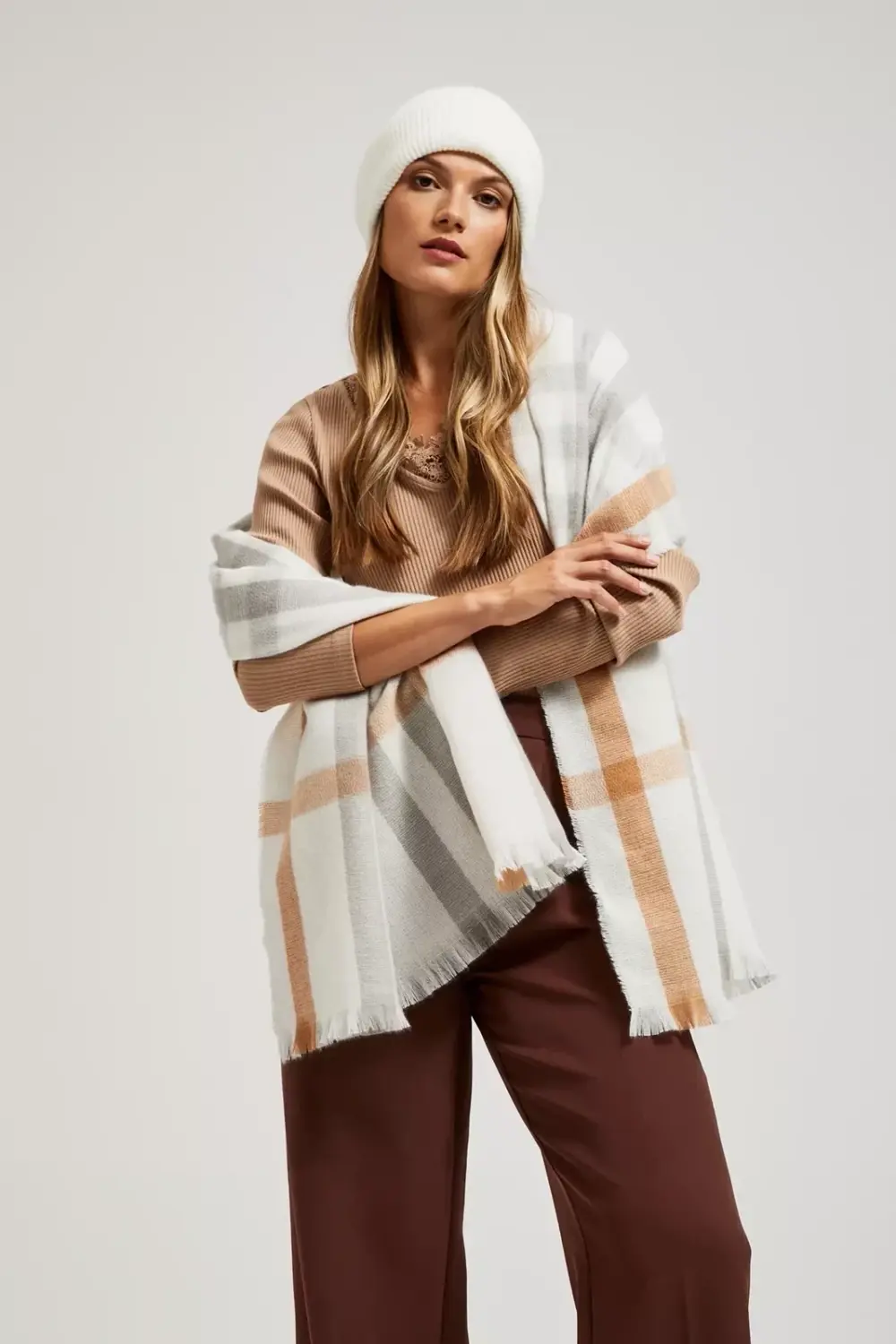 Marisse Pearl Knit Hat