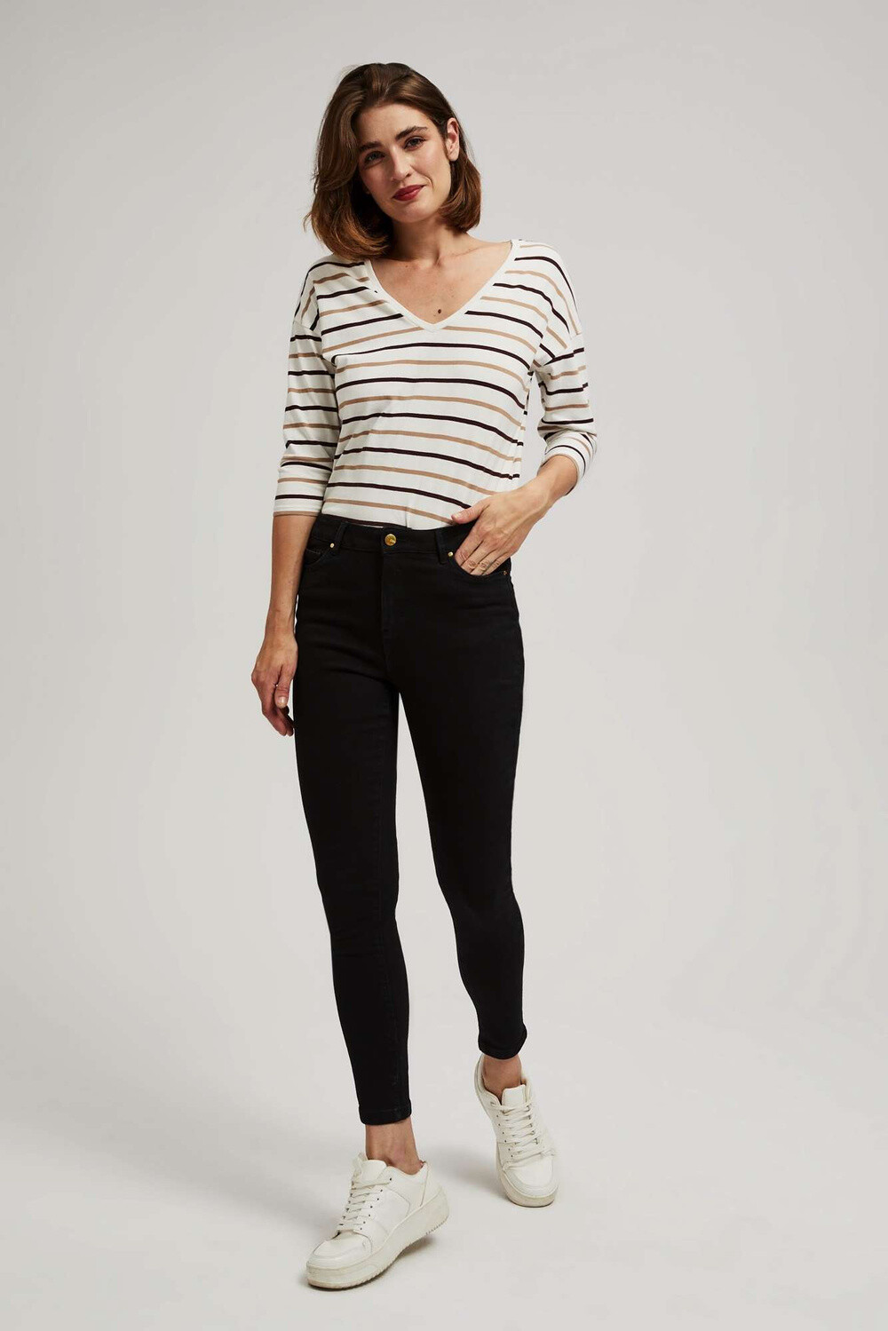 Marisse Black Skinny Push Up Jeans