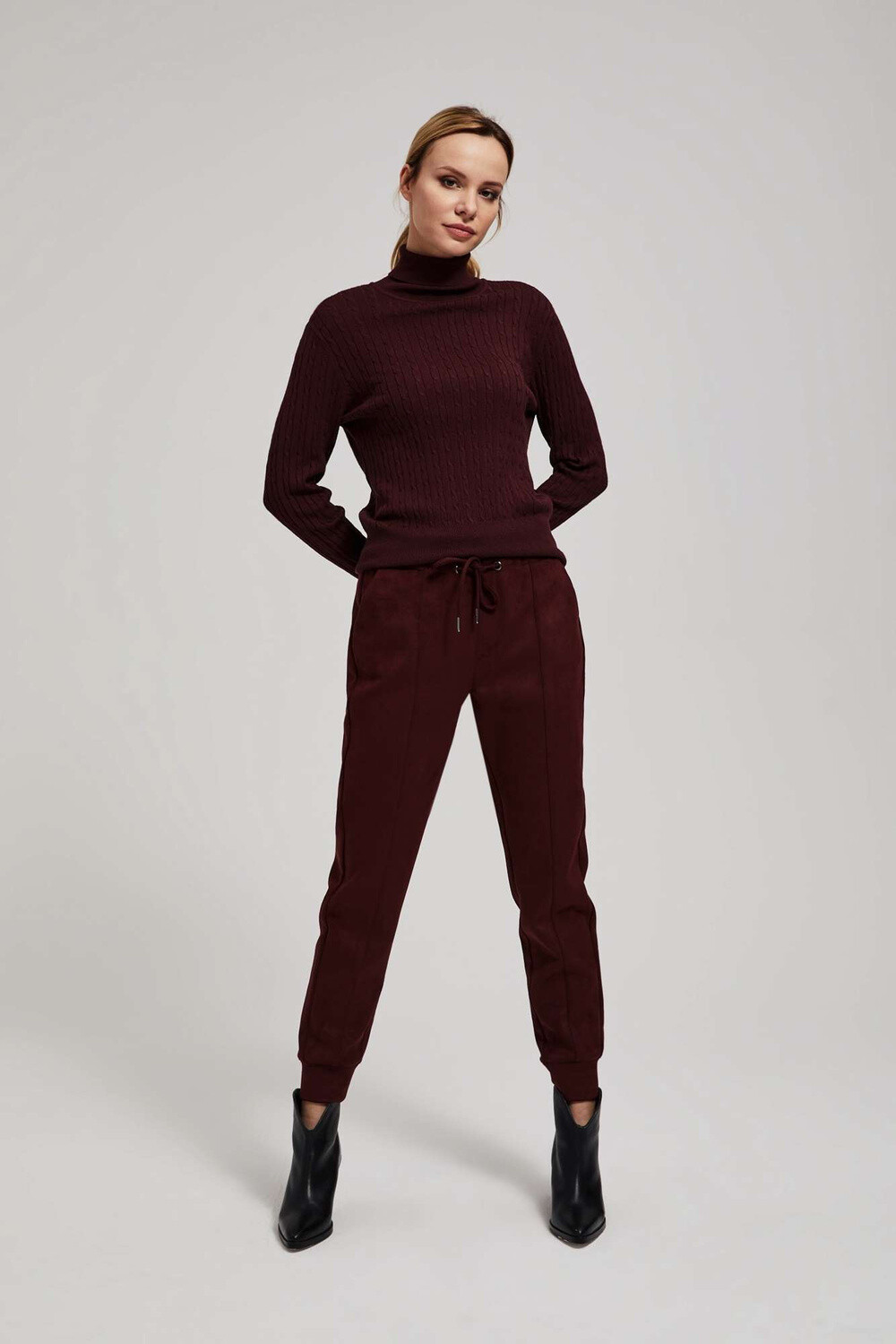 Marisse Chestnut Trousers With Ties
