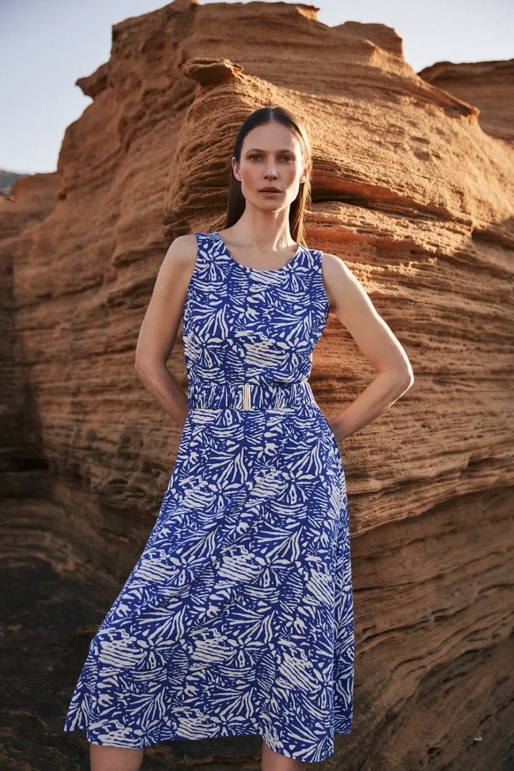 Marisse Women's Dress L-Su-4337 L.Navy