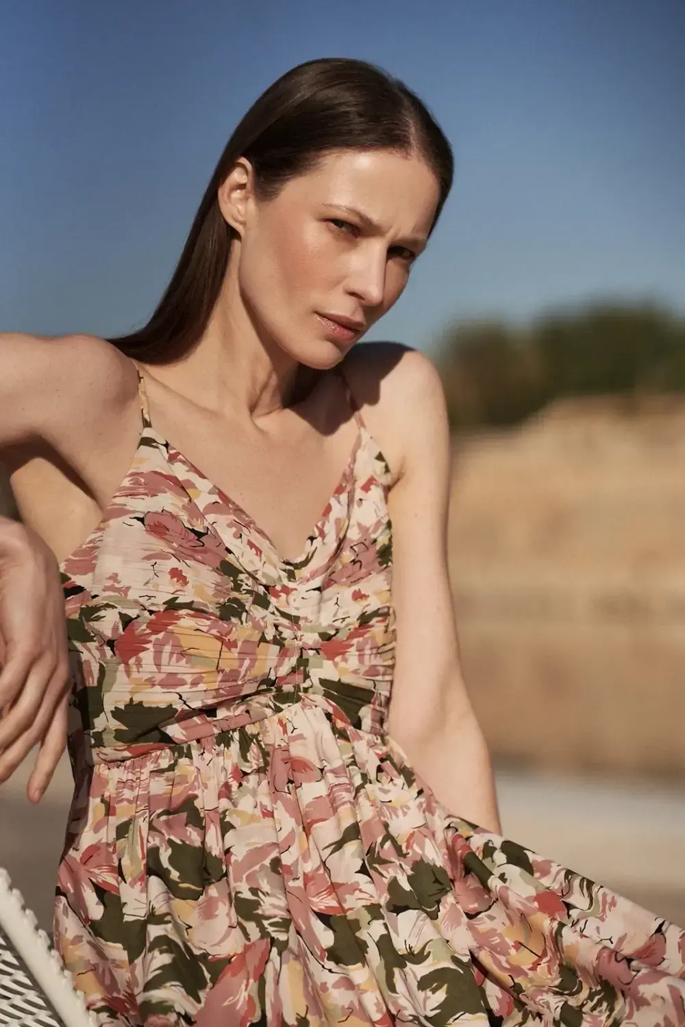 Marisse Women's Dress L-Su-4324 Dusty Pink