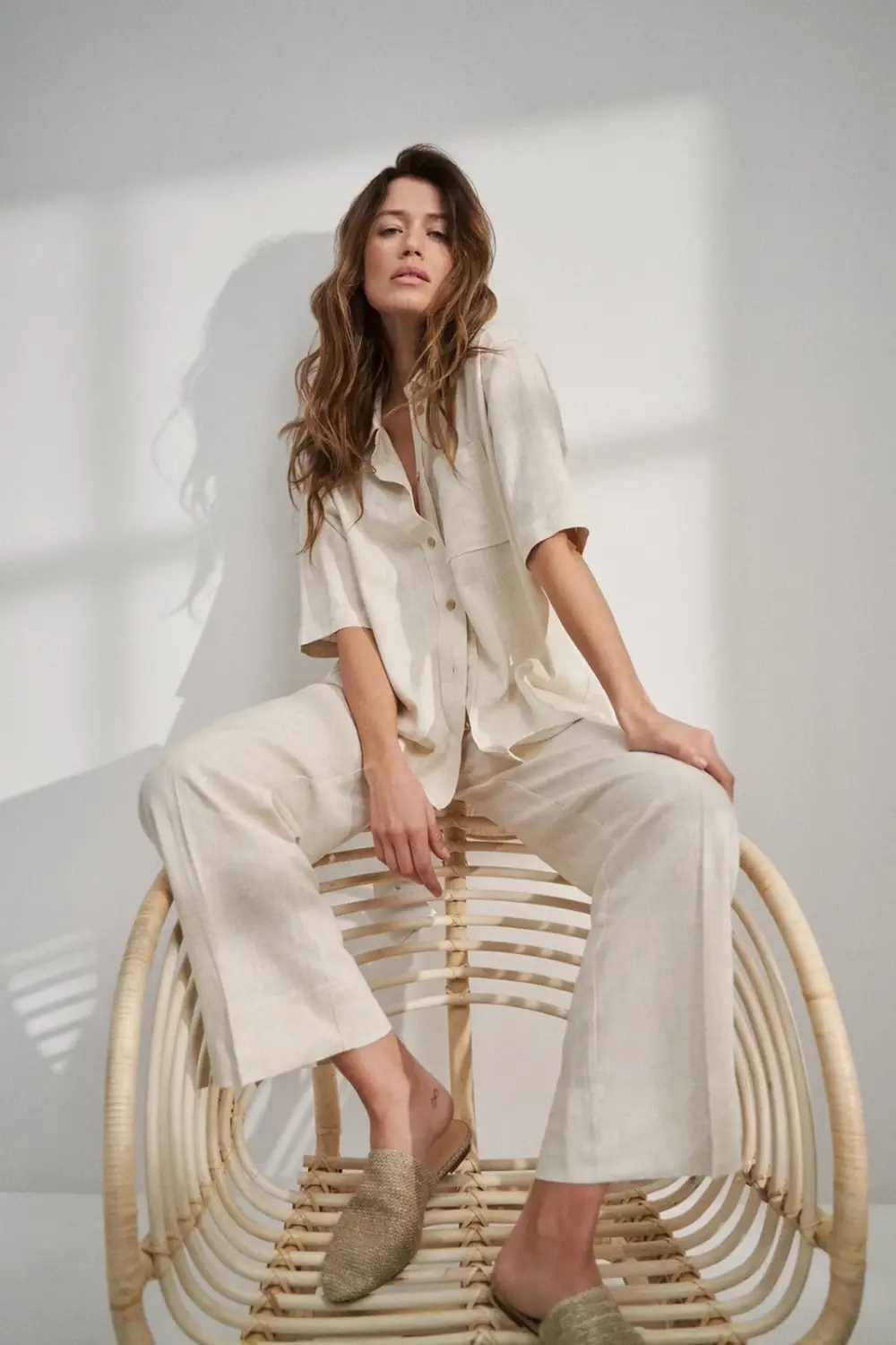 Marisse Women's Shirt L-Ko-4337 L.Beige