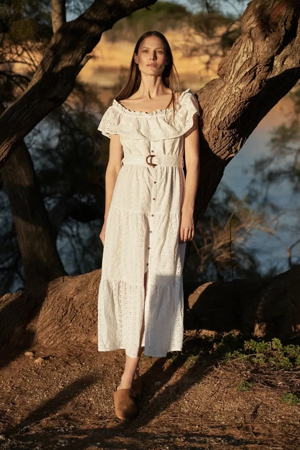 Marisse Women's Dress L-Su-4341 White