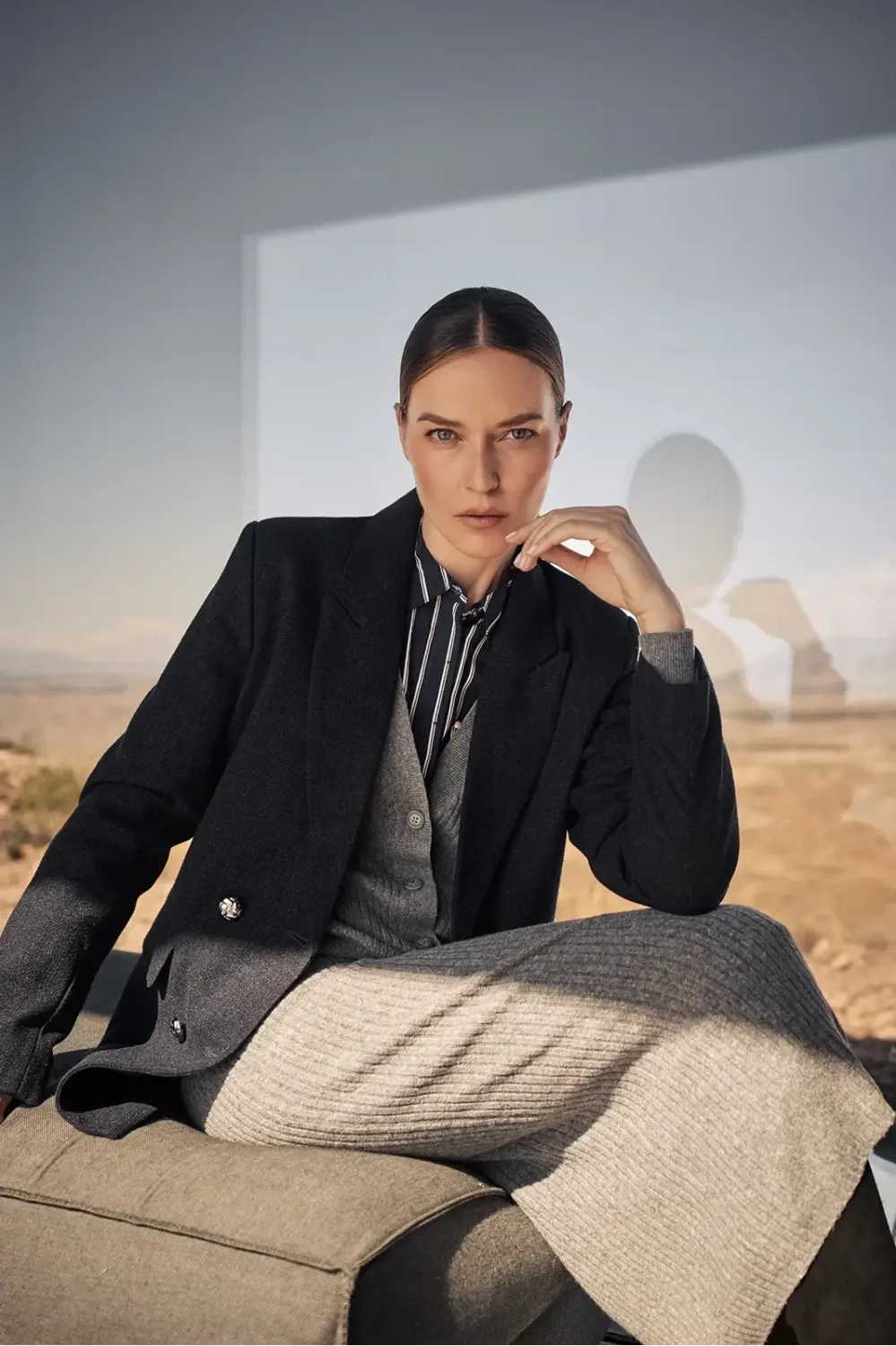 Marisse Women's Jacket Z-Mr-4518 Navy