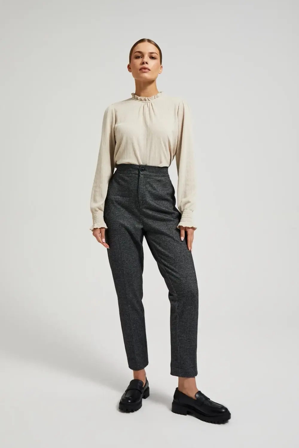 Marisse Women's Blouse Z-Ts-4515 L.Beige