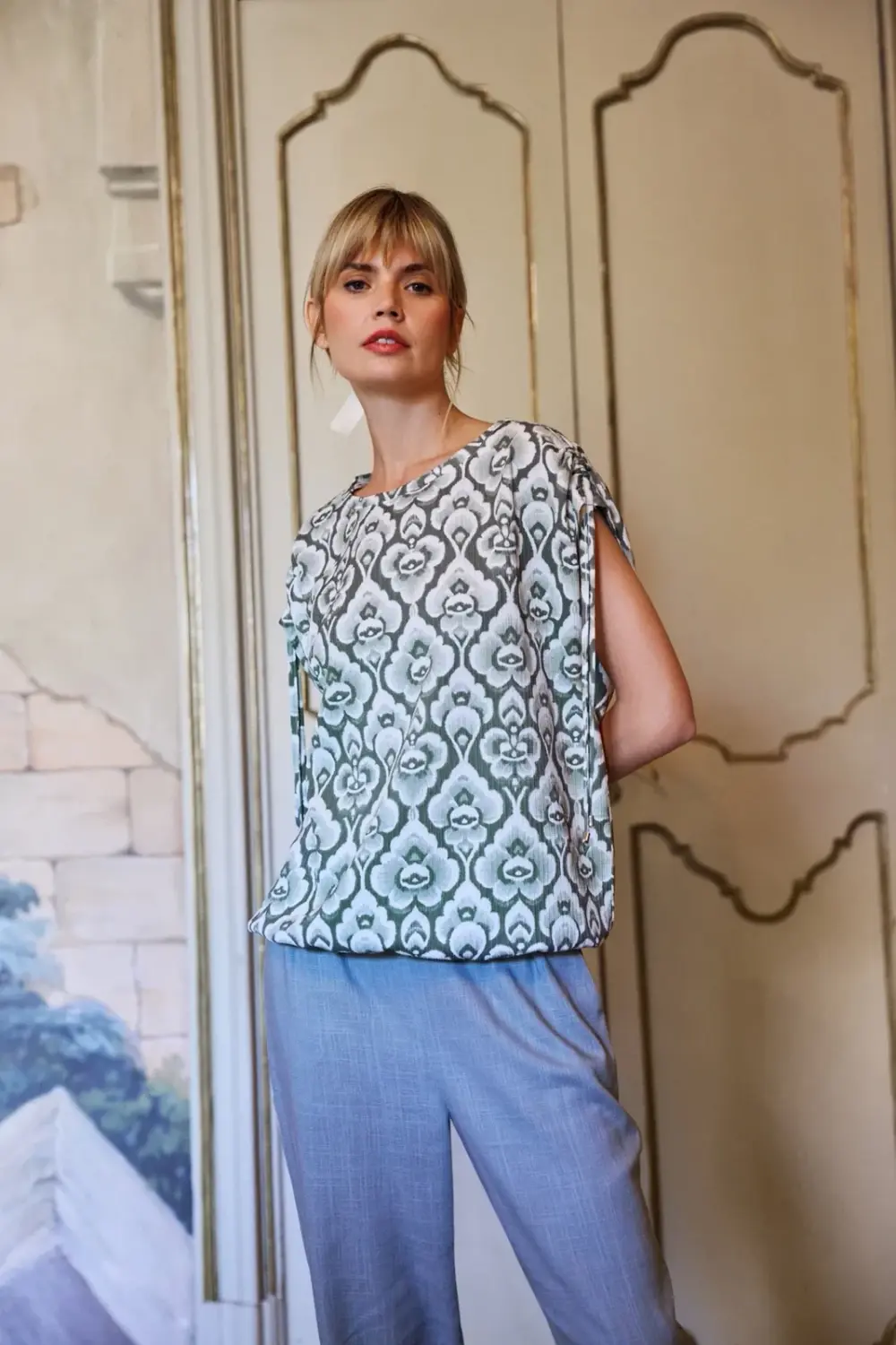 Marisse Women's T-Shirt L-Ts-4674 Olive