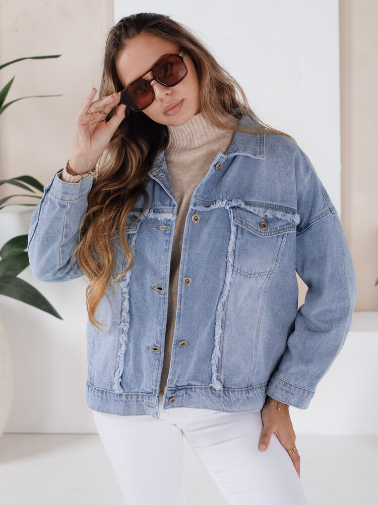 Kurtka damska jeansowa DENZARIA niebieska Dstreet