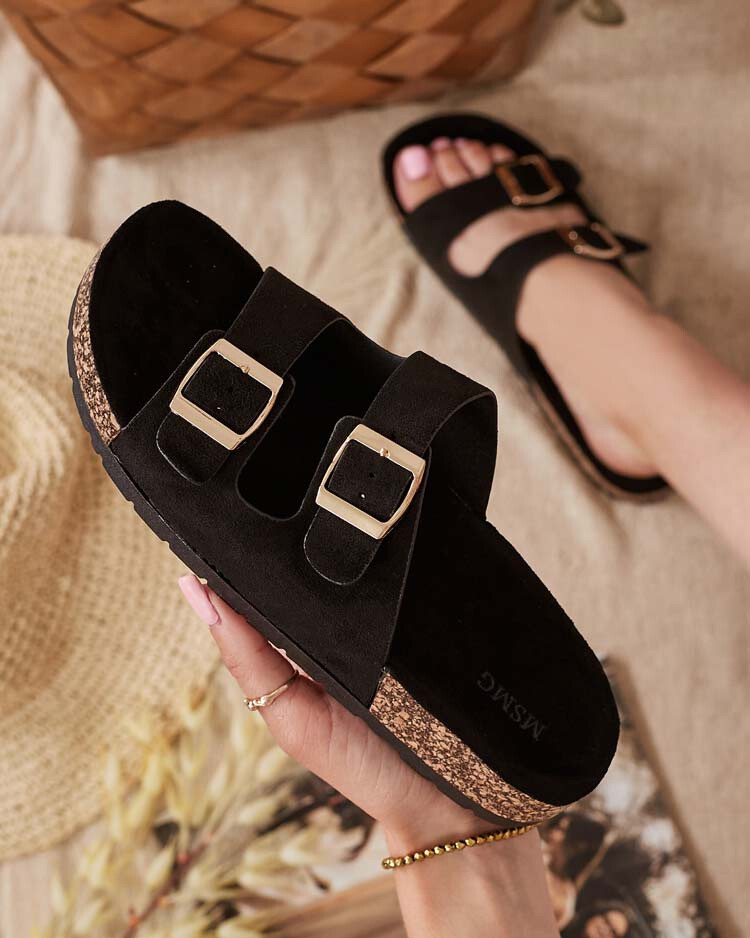 Resti Royalfashion Women's flip-flops with buckles Foumy