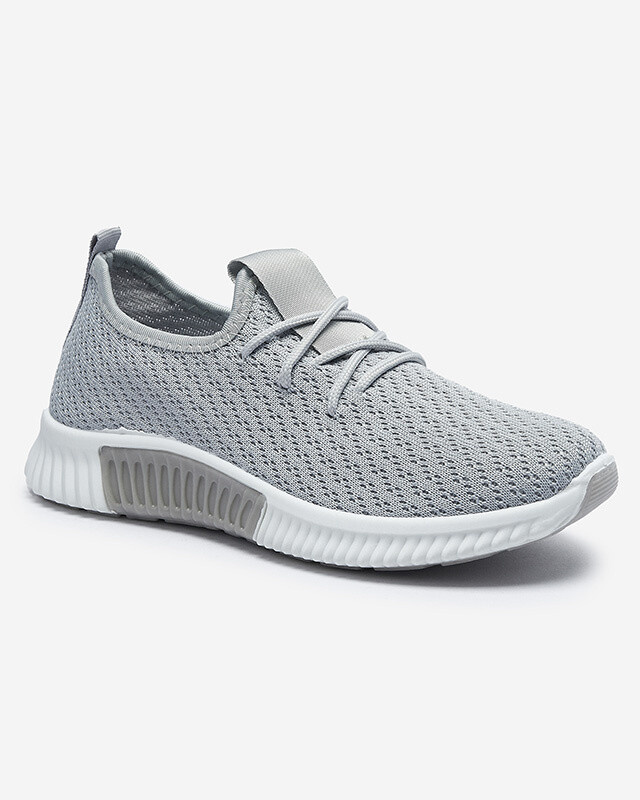 Resti Grey women's fabric sports shoes Vobbu- Footwear