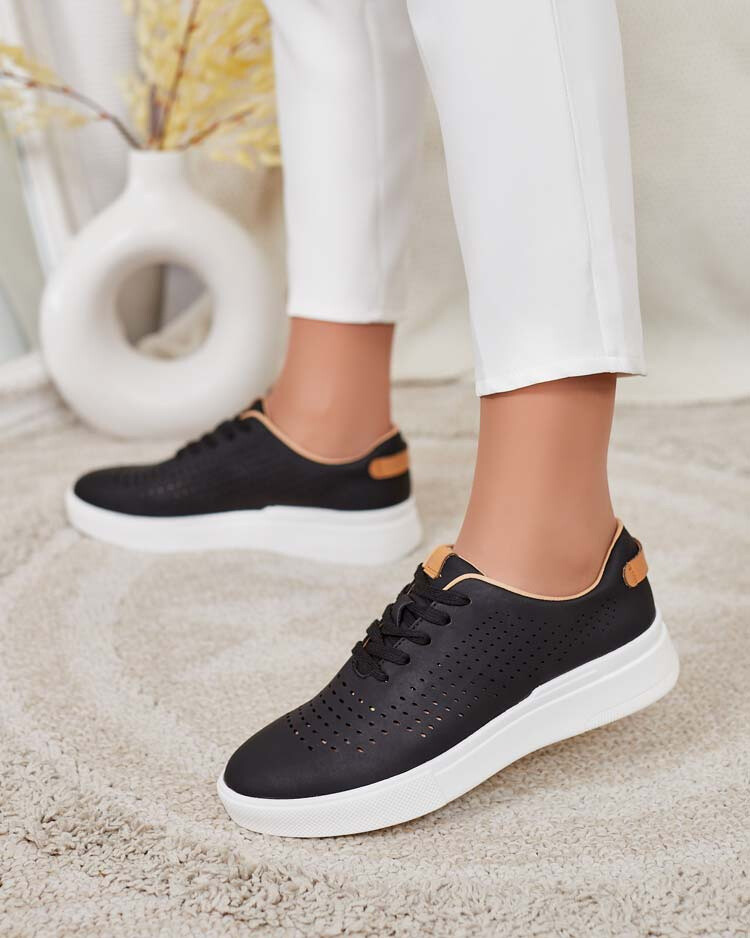 Resti Women's openwork sports shoes Deromias