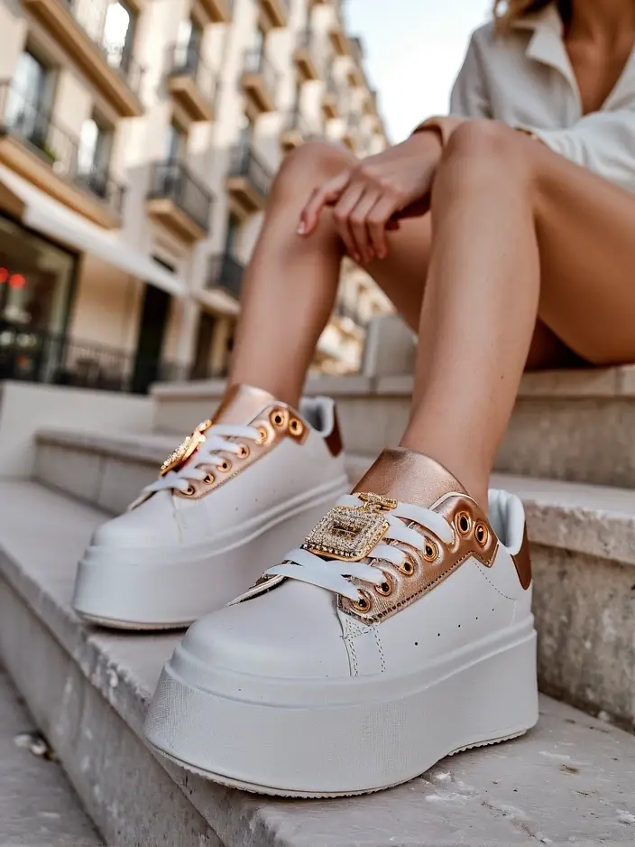 Resti Women's platform sport sneakers Oviger