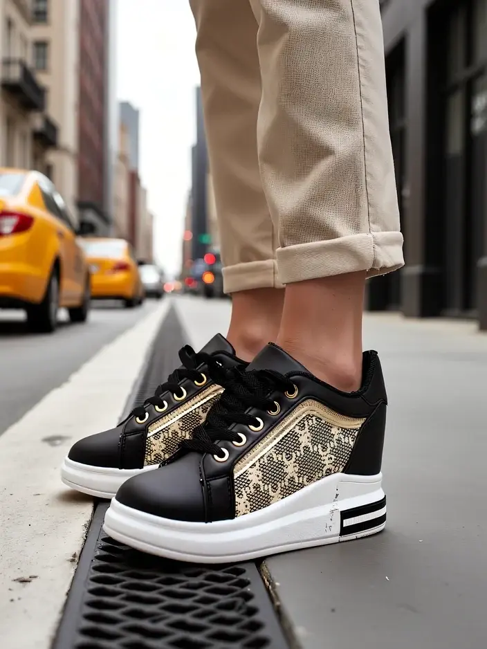 Resti Women's sports shoes with hidden wedge Jesioo