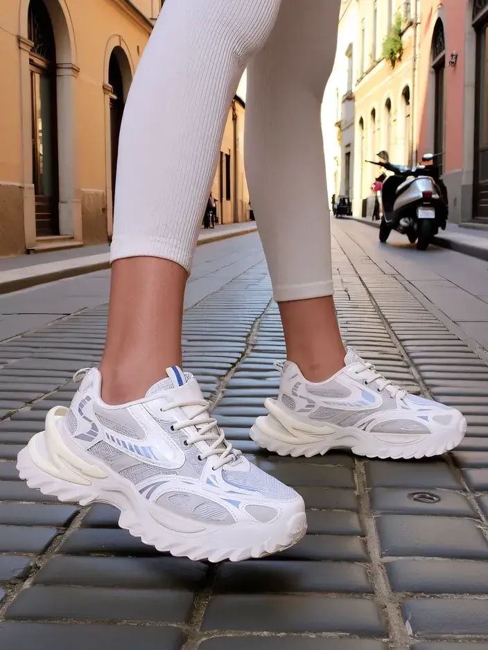 Resti Women's Lacquered Sneakers Leysi