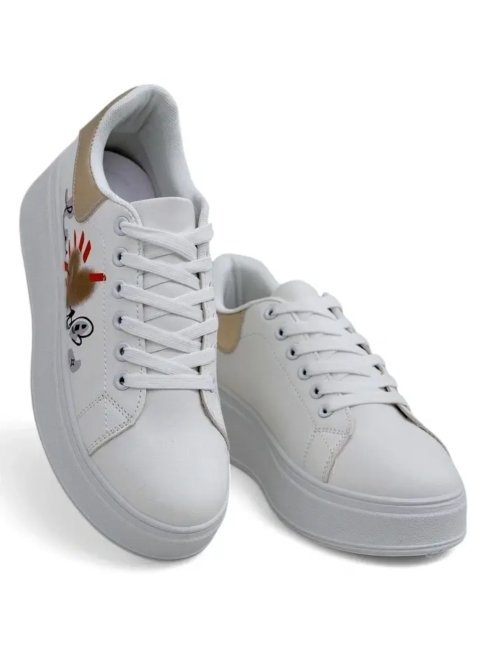 Resti Women's platform sneakers with print Alcape