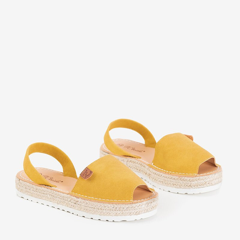 Resti Yellow women's platform sandals Zarelin - Footwear