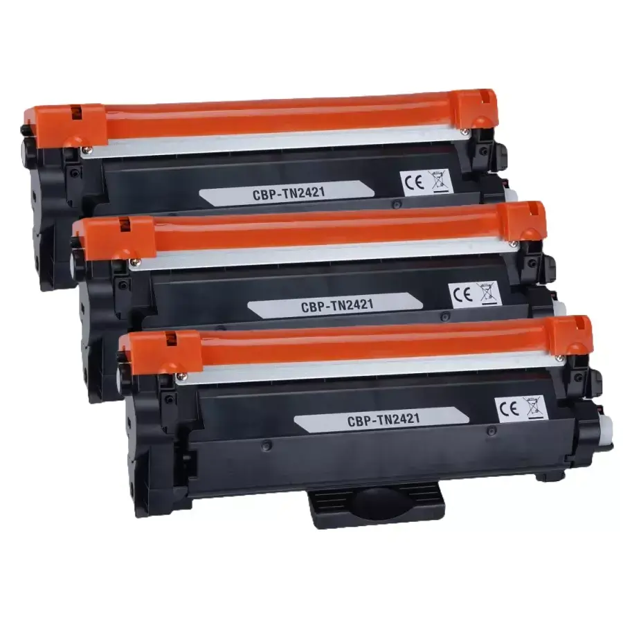 Starink Starink kompatibilní toner Brother TN-2421, TN2421, vlastní patent, s čipem (Černý) 3-PACK