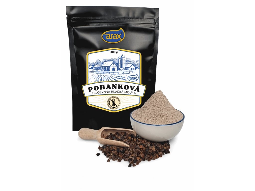 ARAX Mouka pohanková hladká nat. 300 g