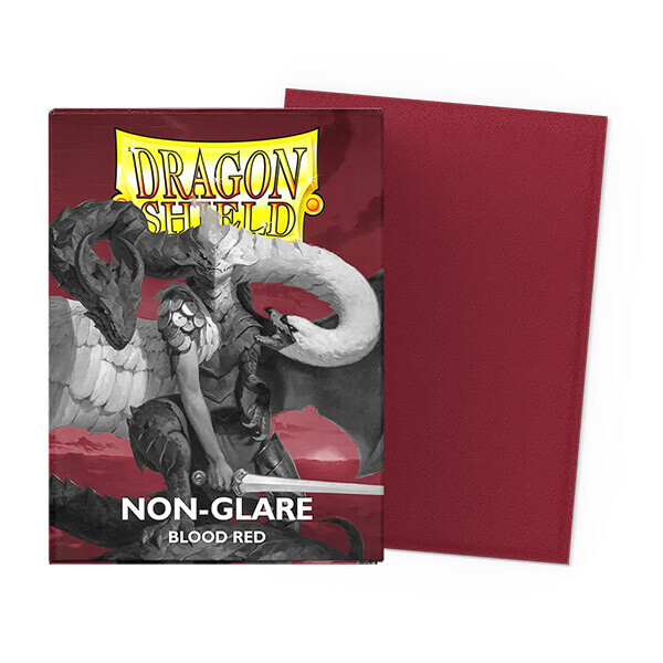 Obaly na karty Dragon Shield Matte Sleeves - Blood Red Non-Glare - 100 ks