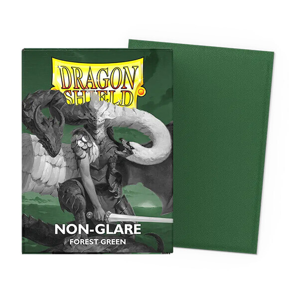 Obaly na karty Dragon Shield Matte Sleeves - Forest Green Non-Glare - 100 ks