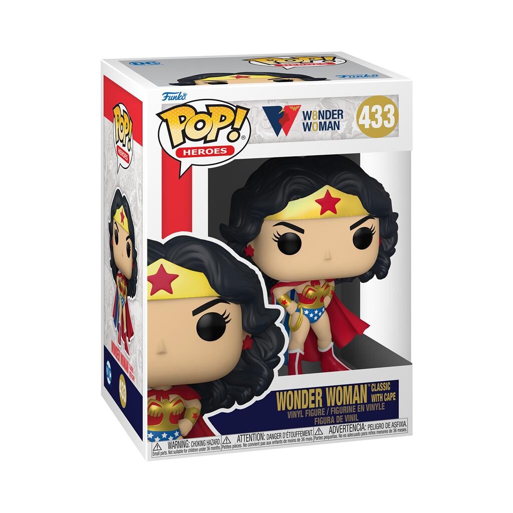 FunkoPop Funko POP! Heroes: Wonder Woman 80th - WW (ClassicW/Cape)