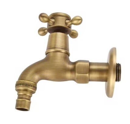 Eco produkty Mosazný nástěnný zahradní ventil 1/2