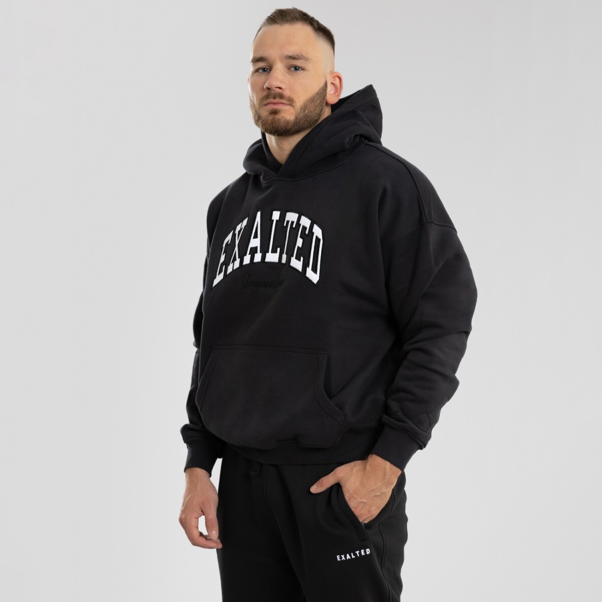 Pánská mikina exalted comfy-nest™ icon černá m