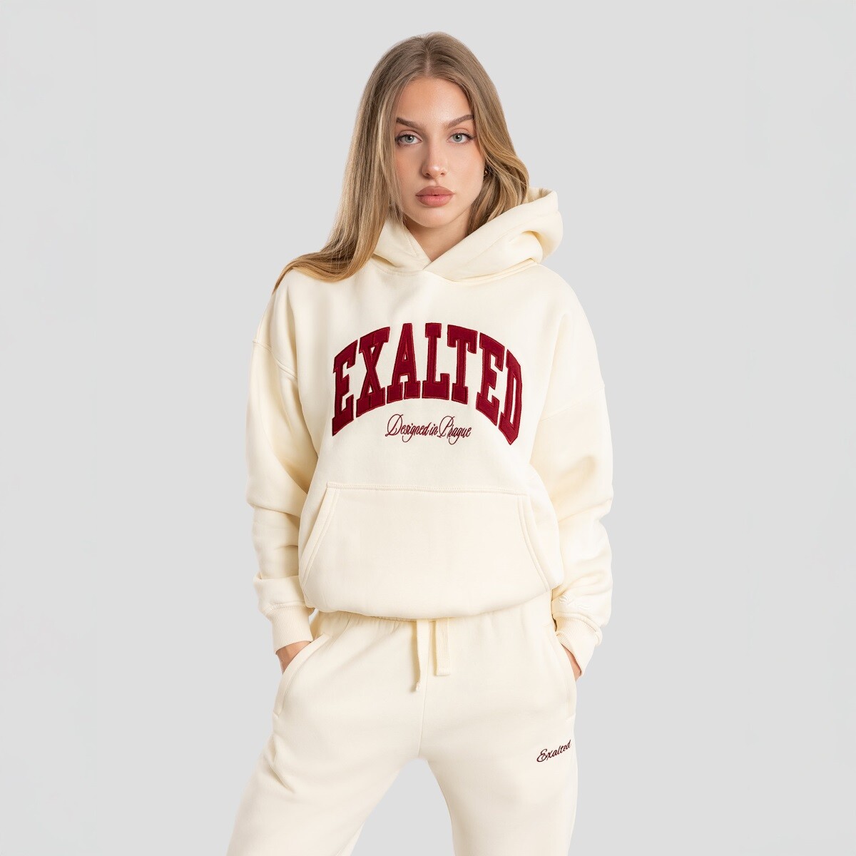 Dámská mikina exalted comfy-nest™ icon bílá xxs