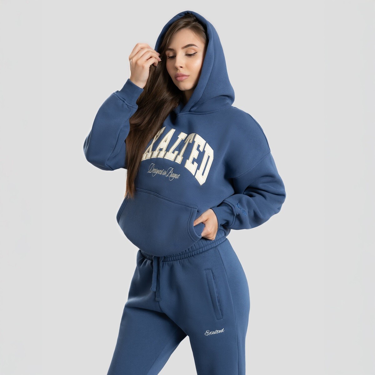 Dámská mikina exalted comfy-nest™ icon modrá xxs
