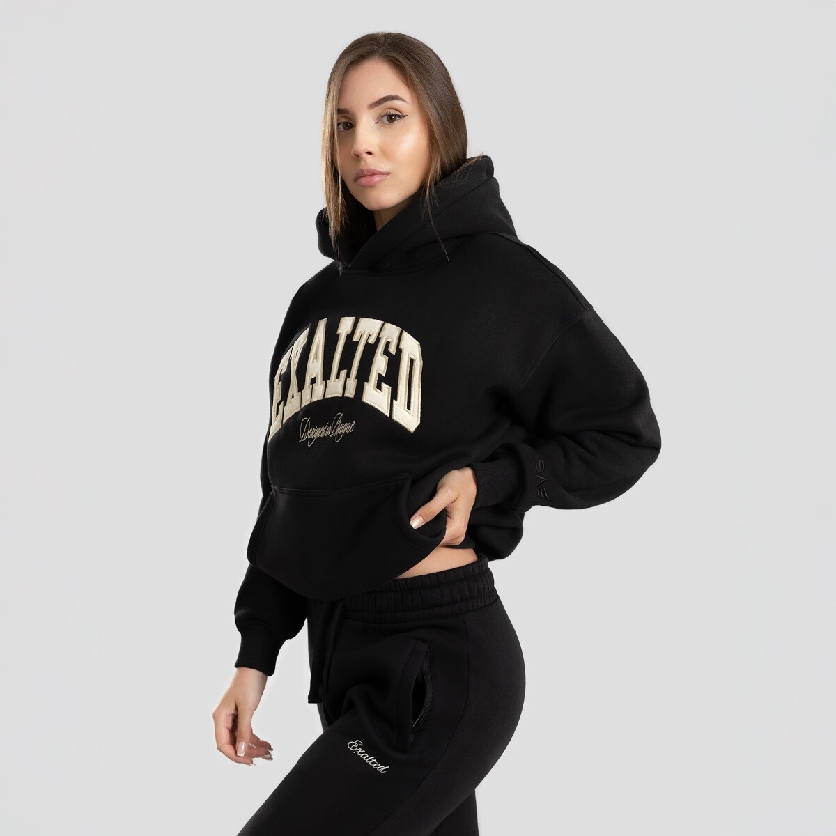 Dámská mikina exalted comfy-nest™ icon černá xxs