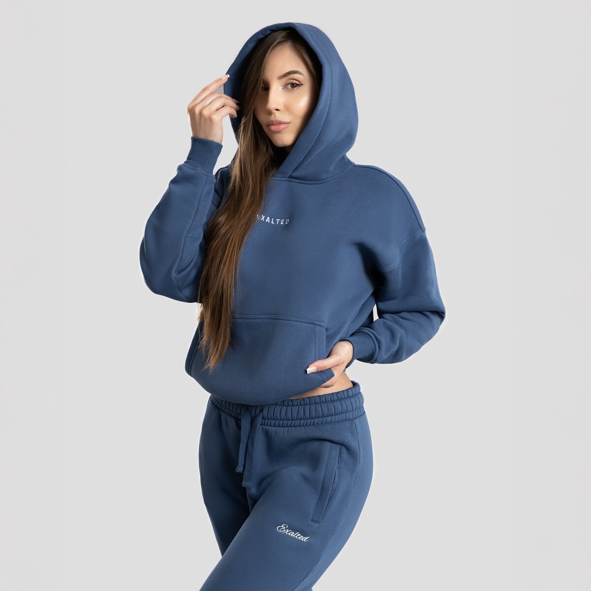 Exalted comfy-nest™ mikina modrá xxs