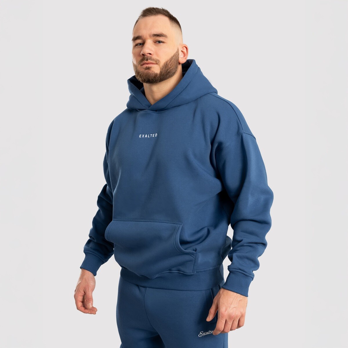 Pánská mikina exalted comfy-nest™ mikina modrá s