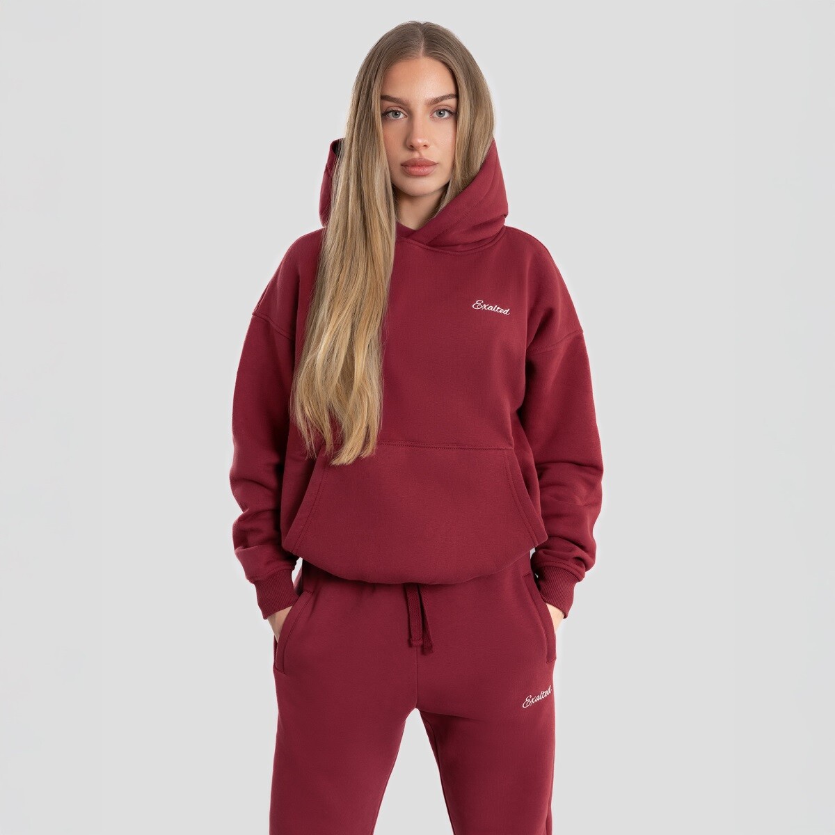 Dámská mikina exalted comfy-nest™ essence vínová xxs