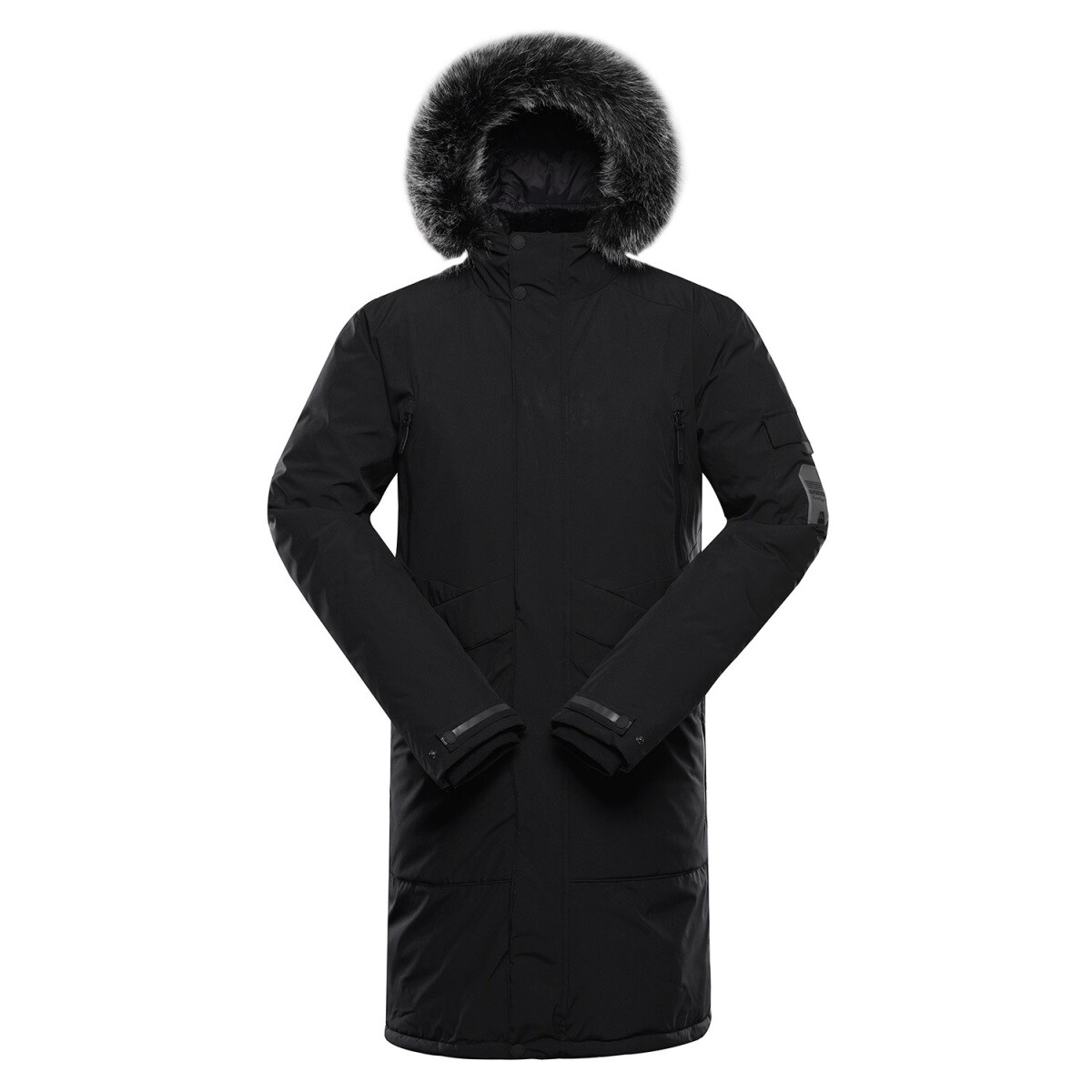 Pánský kabát alpine pro wuss černá s