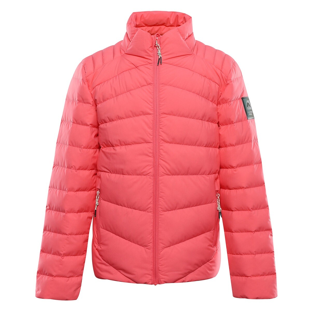 Dětská ultralehká péřová bunda alpine pro retero červená 116-122