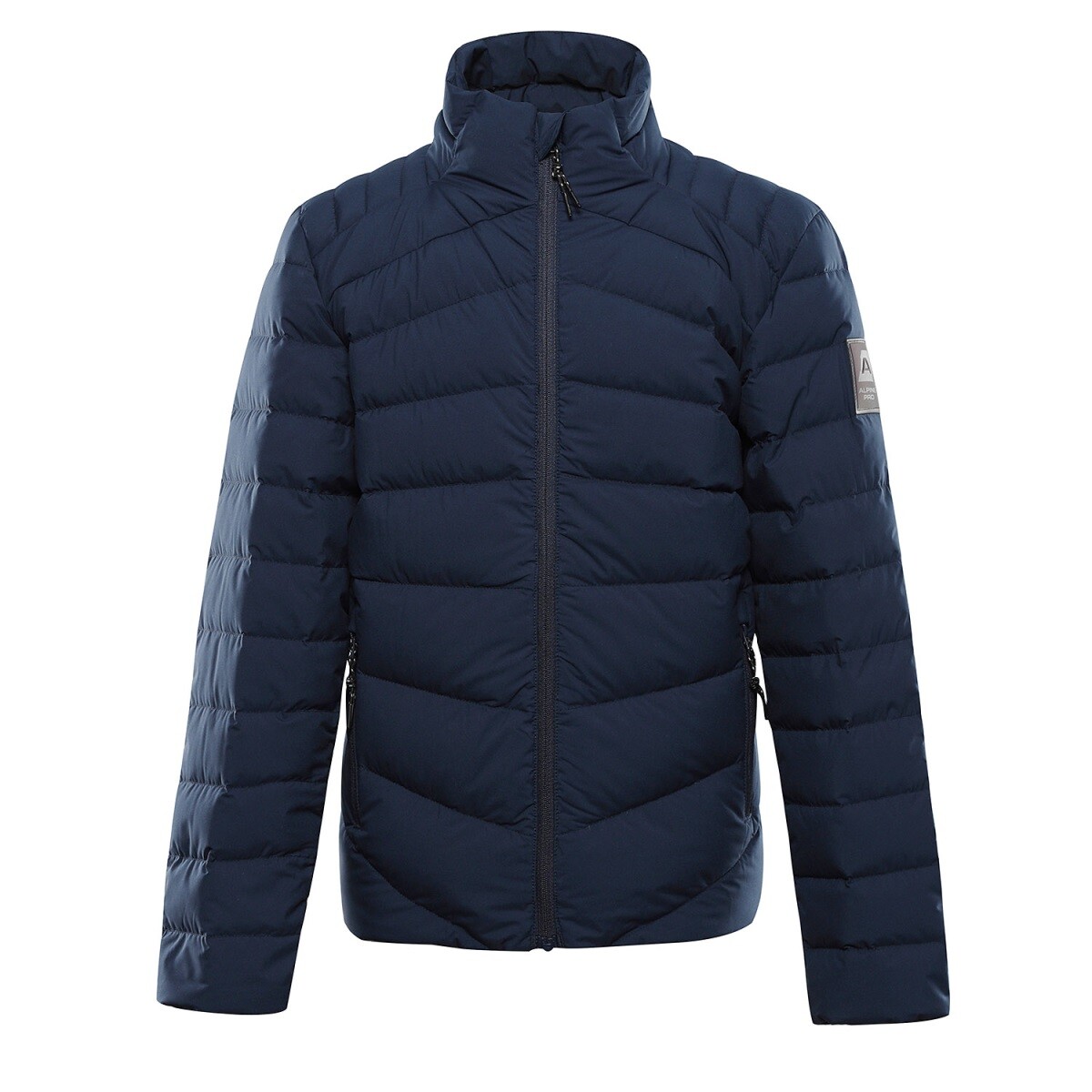 Dětská ultralehká péřová bunda alpine pro retero modrá 116-122